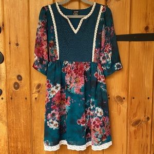 Zunie Girls Floral Dress